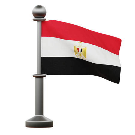 Egypt Flag  3D Icon