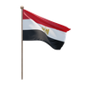 free 3d egypt flag 