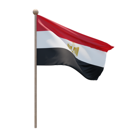 Egypt Flagpole  3D Icon