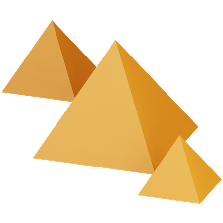 Egypt Pyramid 3D Icon