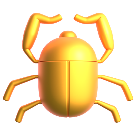 Egypt Scarabaeus Sacer  3D Icon