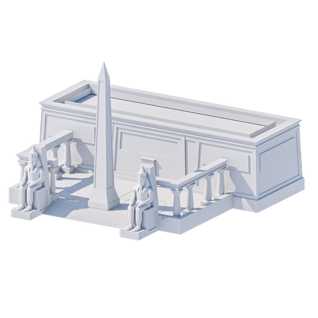 Egypt Temple  3D Icon