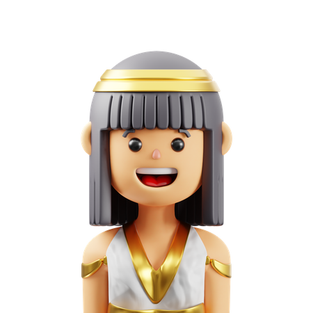 Egyptian Woman  3D Icon