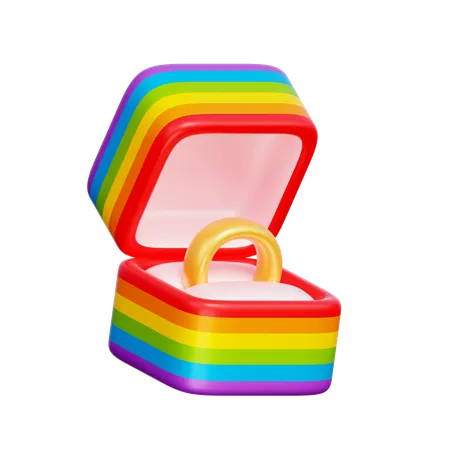 Hochzeitsring  3D Icon