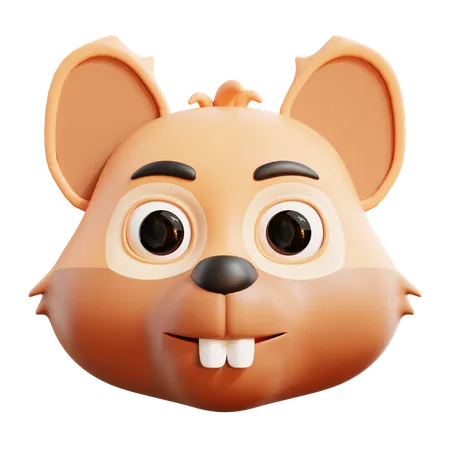 Eichhörnchen  3D Icon