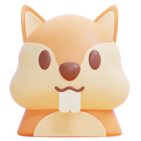 Eichhörnchen  3D Icon