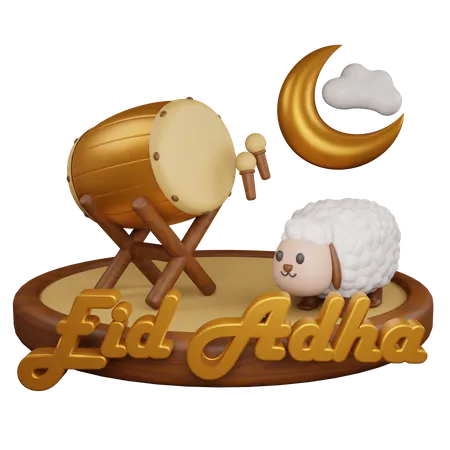 Eid Adha  3D Icon
