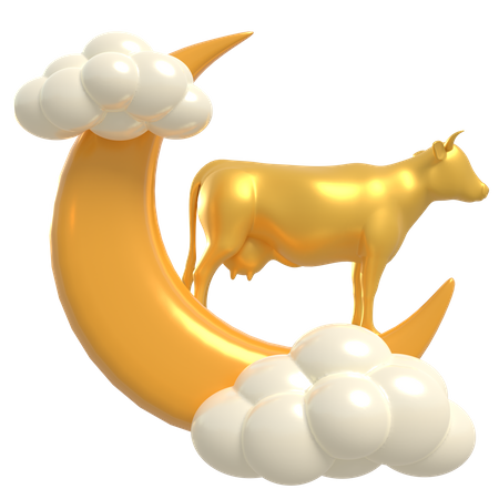 Eid Al Adha Ornament  3D Illustration