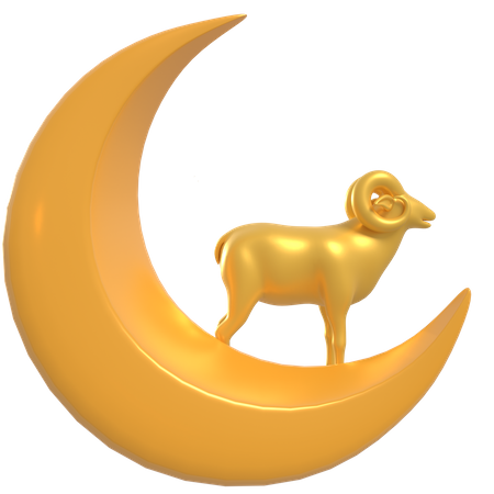 Eid Al Adha Ornament  3D Illustration