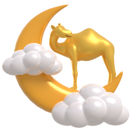 Eid Al Adha Ornament  3D Illustration