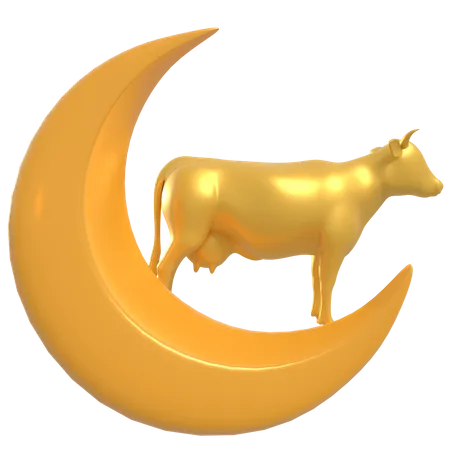 Eid Al Adha Ornament  3D Illustration