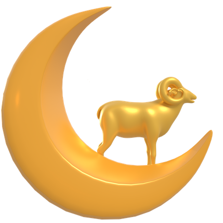 Eid Al Adha Ornament  3D Illustration