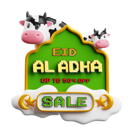 Eid al-Adha Sale  3D Icon