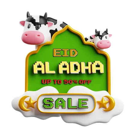 Eid al-Adha Sale  3D Icon