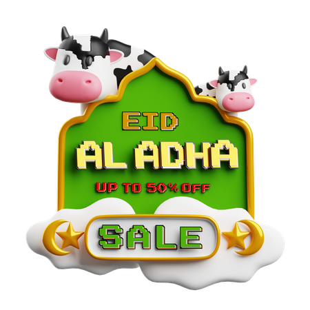 Venta de Eid al-Adha  3D Icon