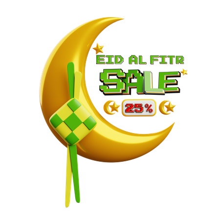 Eid al-Fitr Sale  3D Icon