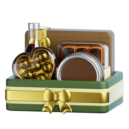 Eid Basket Hampers  3D Icon