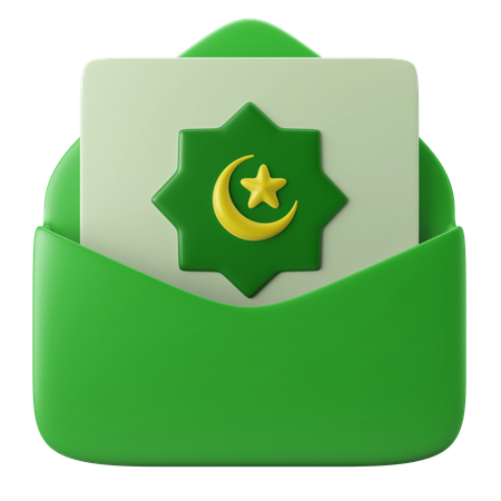 Eid Card  3D Icon