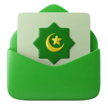 Eid Card  3D Icon