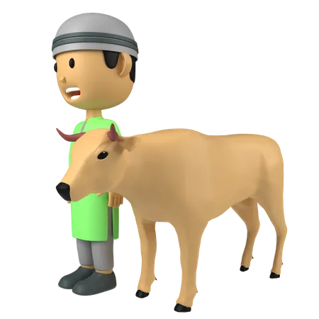 Eid Cow  3D Icon