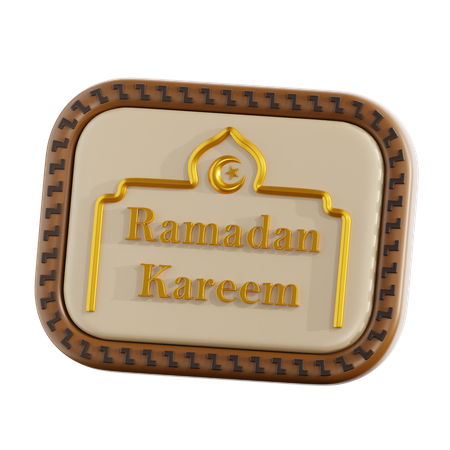 Eid Greeting Card  3D Icon