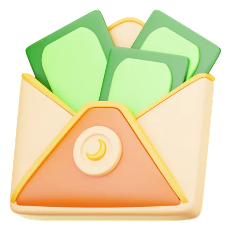 Eid Money Packet  3D Icon