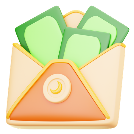 Eid Money Packet  3D Icon