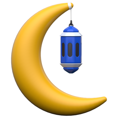 Eid Moon  3D Icon