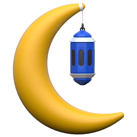 Eid Moon  3D Icon