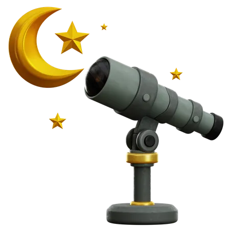 Eid Moon  3D Icon