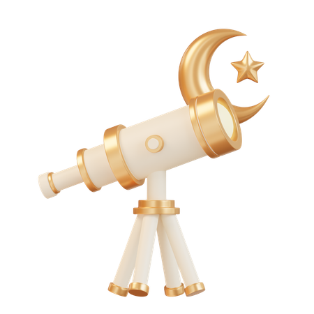 Eid Moon 3D Icon