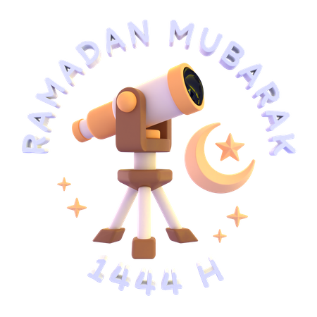 Eid Moon  3D Icon