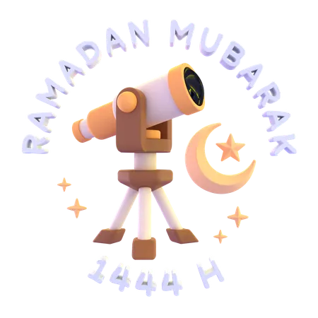 3 D Illustration Moslem Event Ramadan With Arab Subtitled 3D Icon