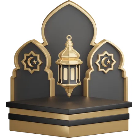 Aïd Moubarak  3D Icon