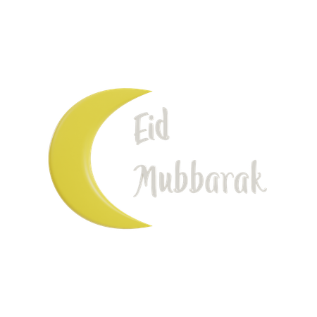 Eid Mubarak  3D Icon