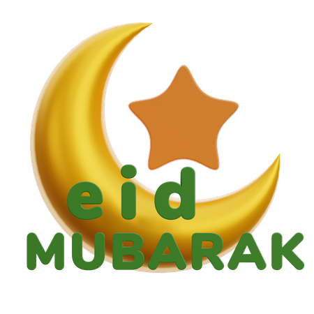 Aïd Moubarak  3D Icon