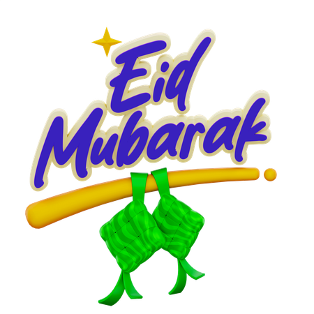 Eid mubarak  3D Icon