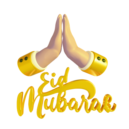 Eid Mubarak  3D Icon