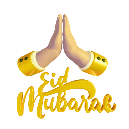 Eid Mubarak  3D Icon