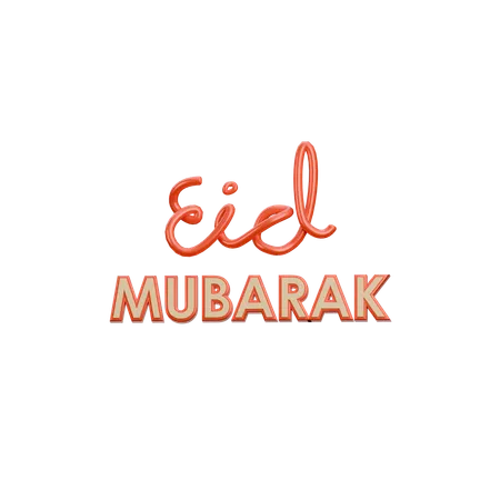 Eid Mubarak  3D Icon