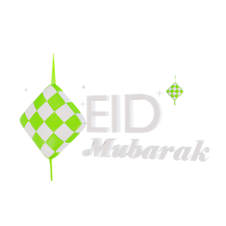 Eid Mubarak  3D Illustration