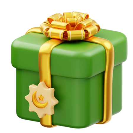 Eid Mubarak Gift 3D Icon