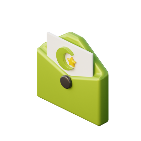 Eid Mubarak Message  3D Icon