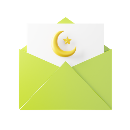 Eid Mubarak Message  3D Icon