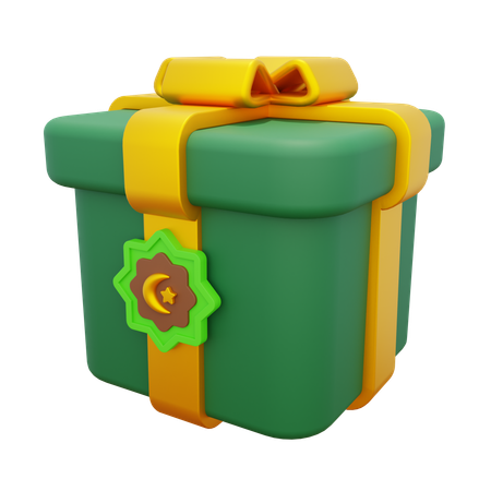 Cadeau eid mubarak  3D Icon