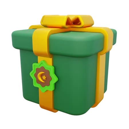 Cadeau eid mubarak  3D Icon