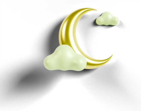 Noite de eid  3D Icon