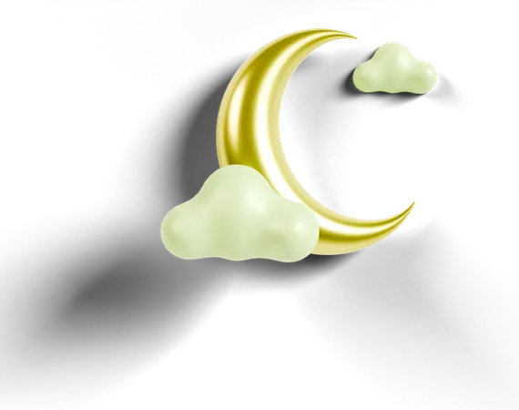 Noite de eid  3D Icon