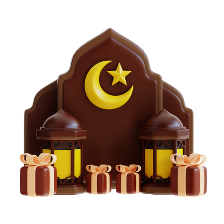 Eid pódio  3D Icon