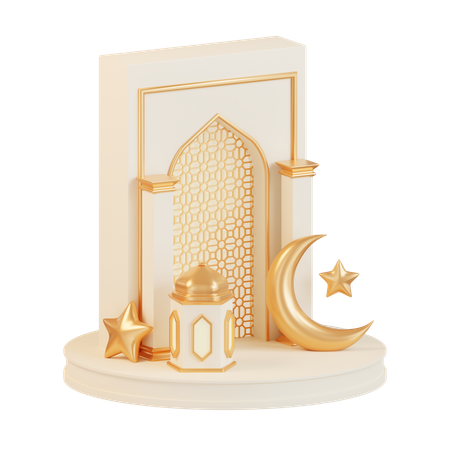 Eid pódio  3D Icon
